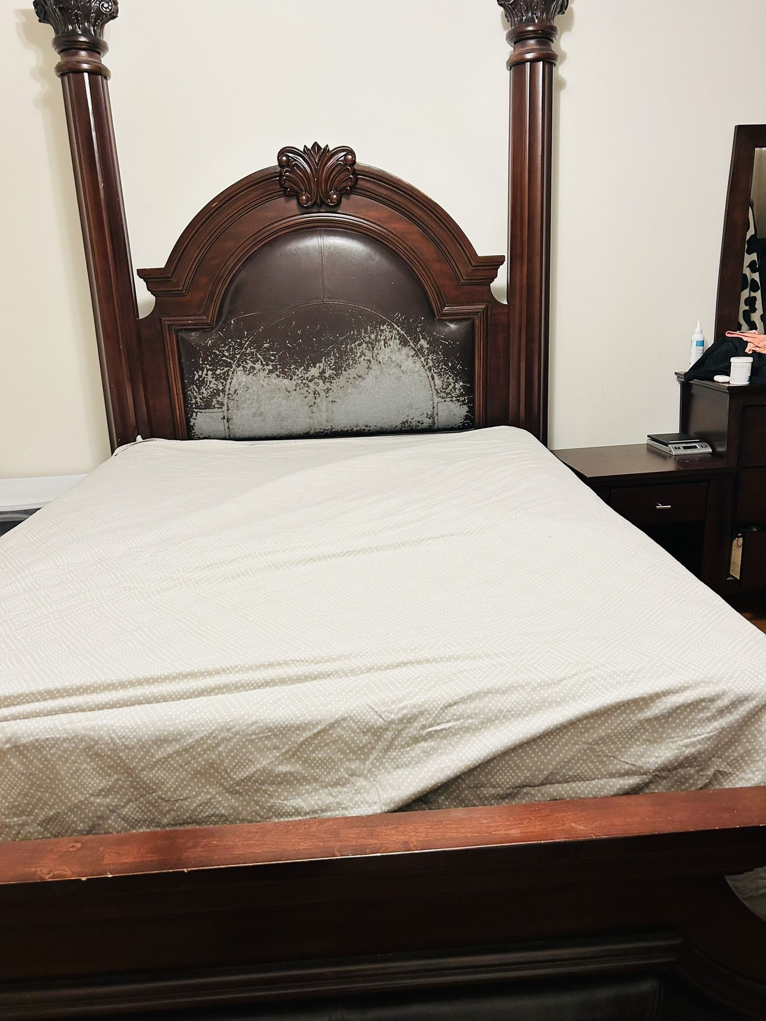 Queens Size Wooden Bed Frame Only.