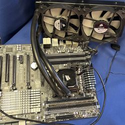 Gigabyte GA-X79-UP4 Motherboard + i7-4930K 3.4 + Corsair 240mm AIO CPU cooler + 8GB