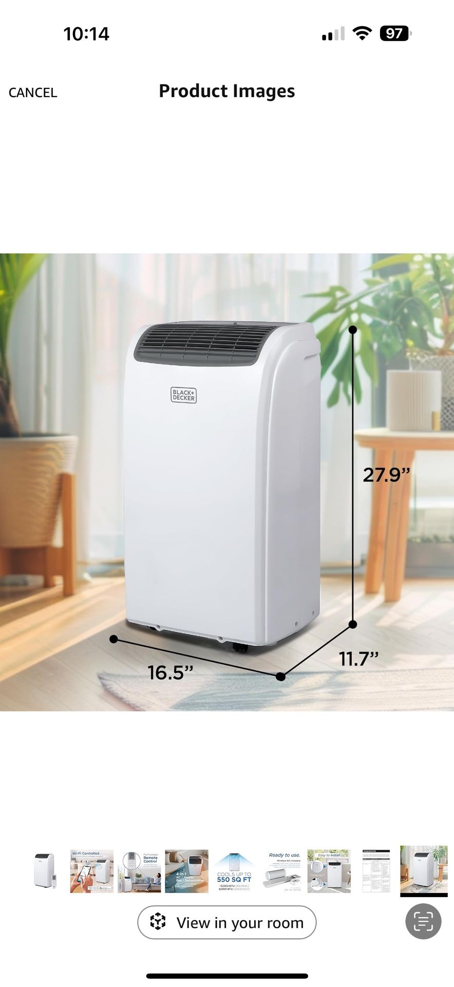 Black+ Decker Portable AC