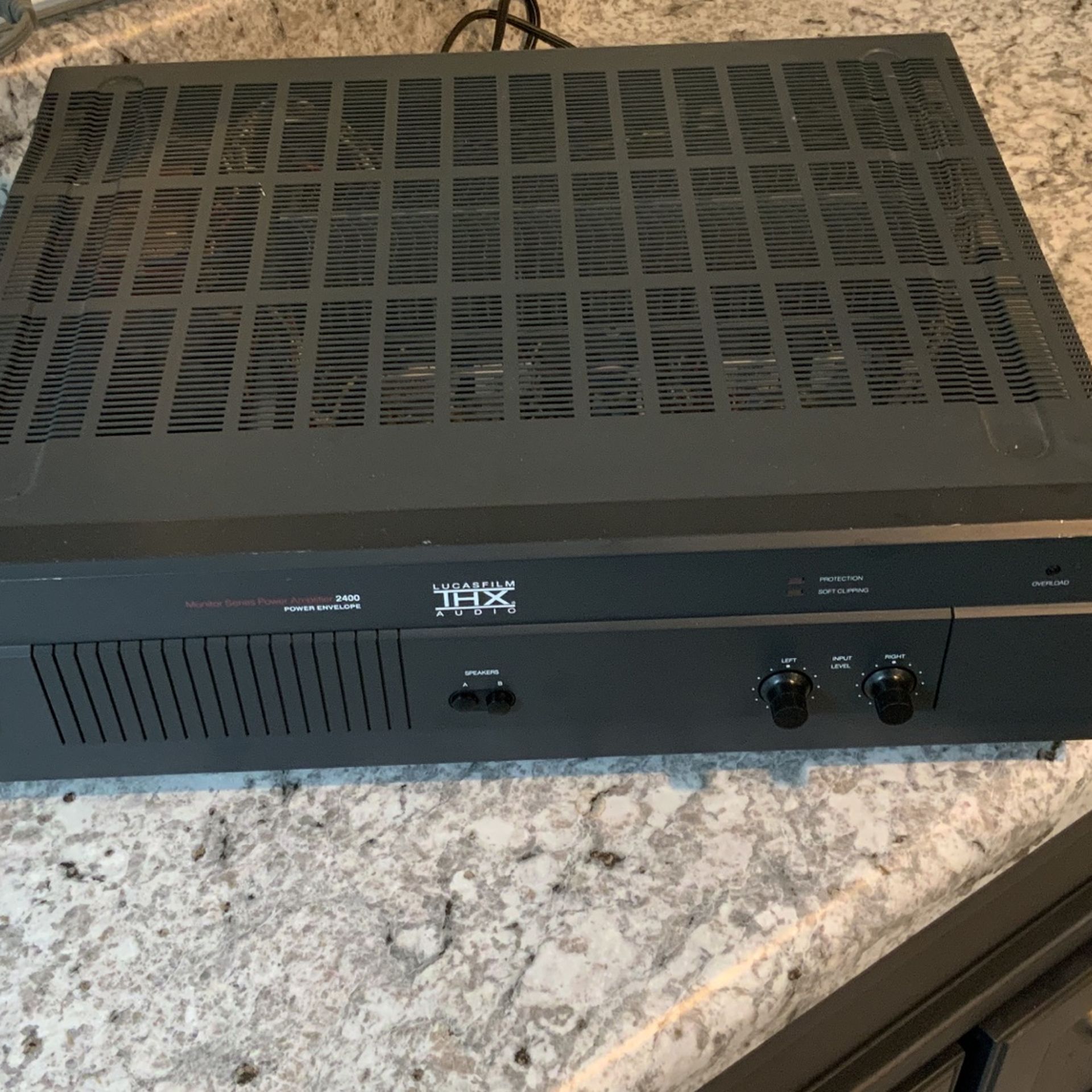 This is an excellent NAD 2400 THX Monitor Series stereo power amplifier. Housing Shows Some Signs Of Age But Theses Things Are Built To Last.