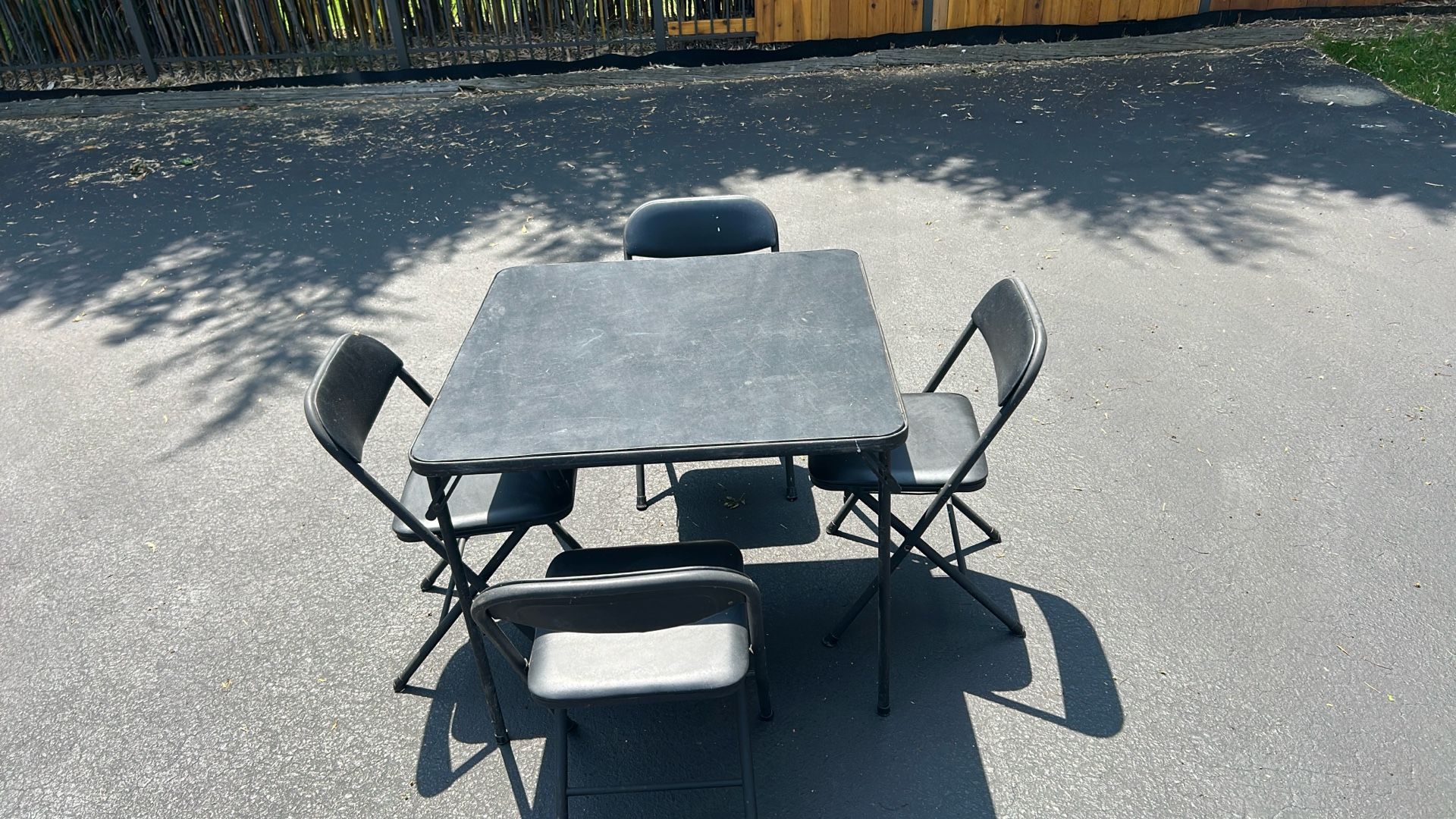 Folding Table And Folding Chairs