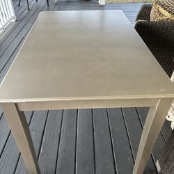 Desk Or Table / W 4 Chairs 