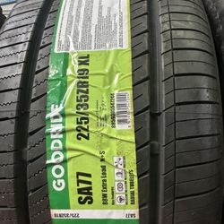 225/35R19 All Season Tires $$520