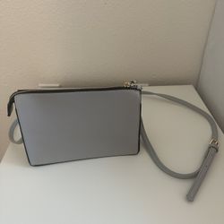 Gray Crossbody Bag