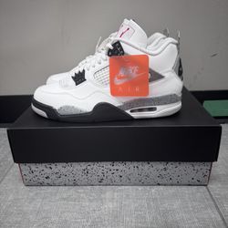Jordan 4 Retro White Cement Size 10