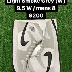 Jordan 1 Mid Might Smoke Grey 