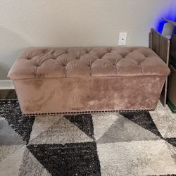 Storage Ottoman Pink