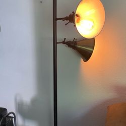 Nickel plated with brown lamp