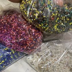 Multicolored beads  Bag 