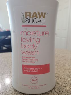 NEW Raw Sugar Bodywash Watermelon Mint 40oz