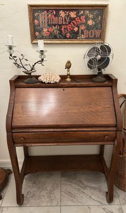 Vintage Drop front secretary
