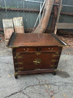 Vintage Korean end table
