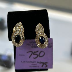 Fcp2344 10k Diamond Earrings 