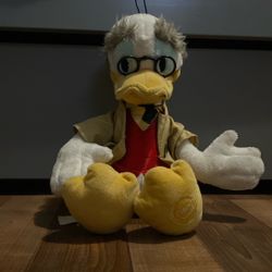 Disney Store Exclusive Professor Ludwig Von Drake Duck Tales Plush 16”