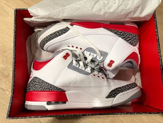 Jordan 3 Retro Fire Red Size 10.5
