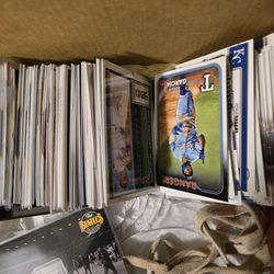 Random, glossy, shiny, sports cards. $2