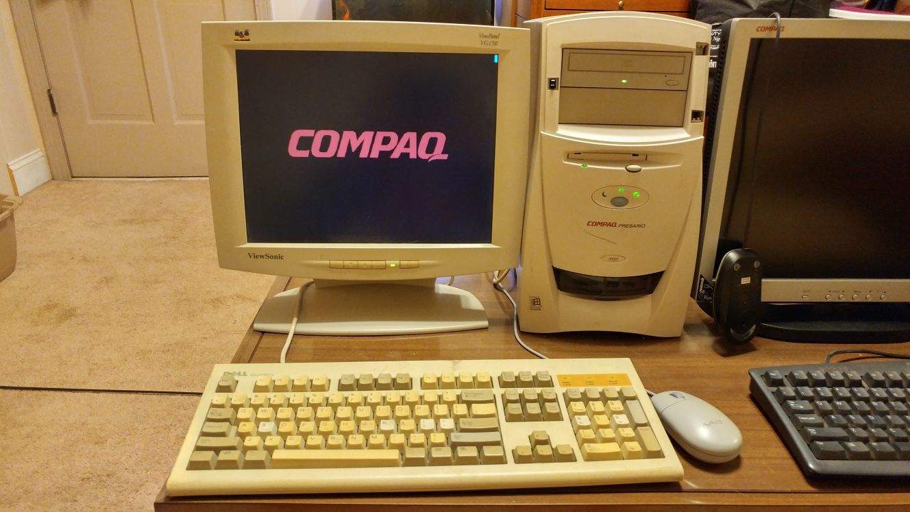 Vintage Compaq Presario 5151 AMD K6-350 Windows 98 gaming pc