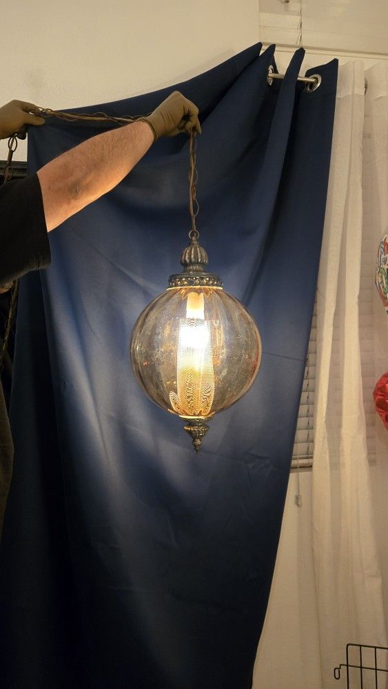 Vintage Swag Pendant Light Hanging 