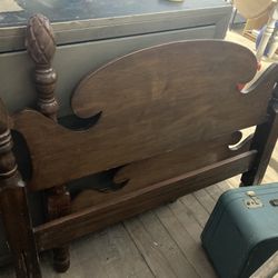 Twin Head/foot Board And Frame