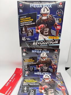 2025 NFL Panini Revolution Football Trading Cards