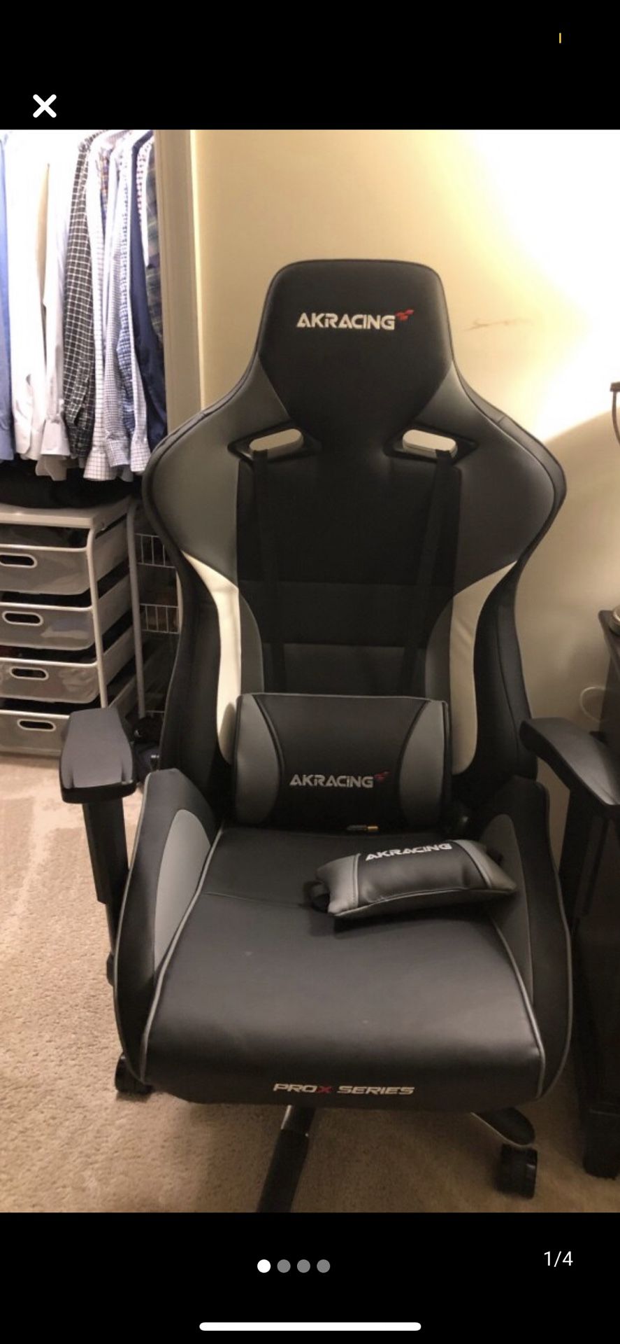 AK racing pro x series gaming chair 2019 purchased like new