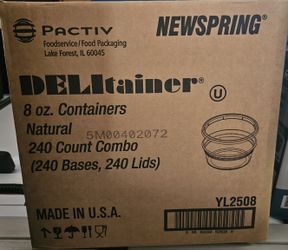 8oz Deli Container Hot.or Cold 