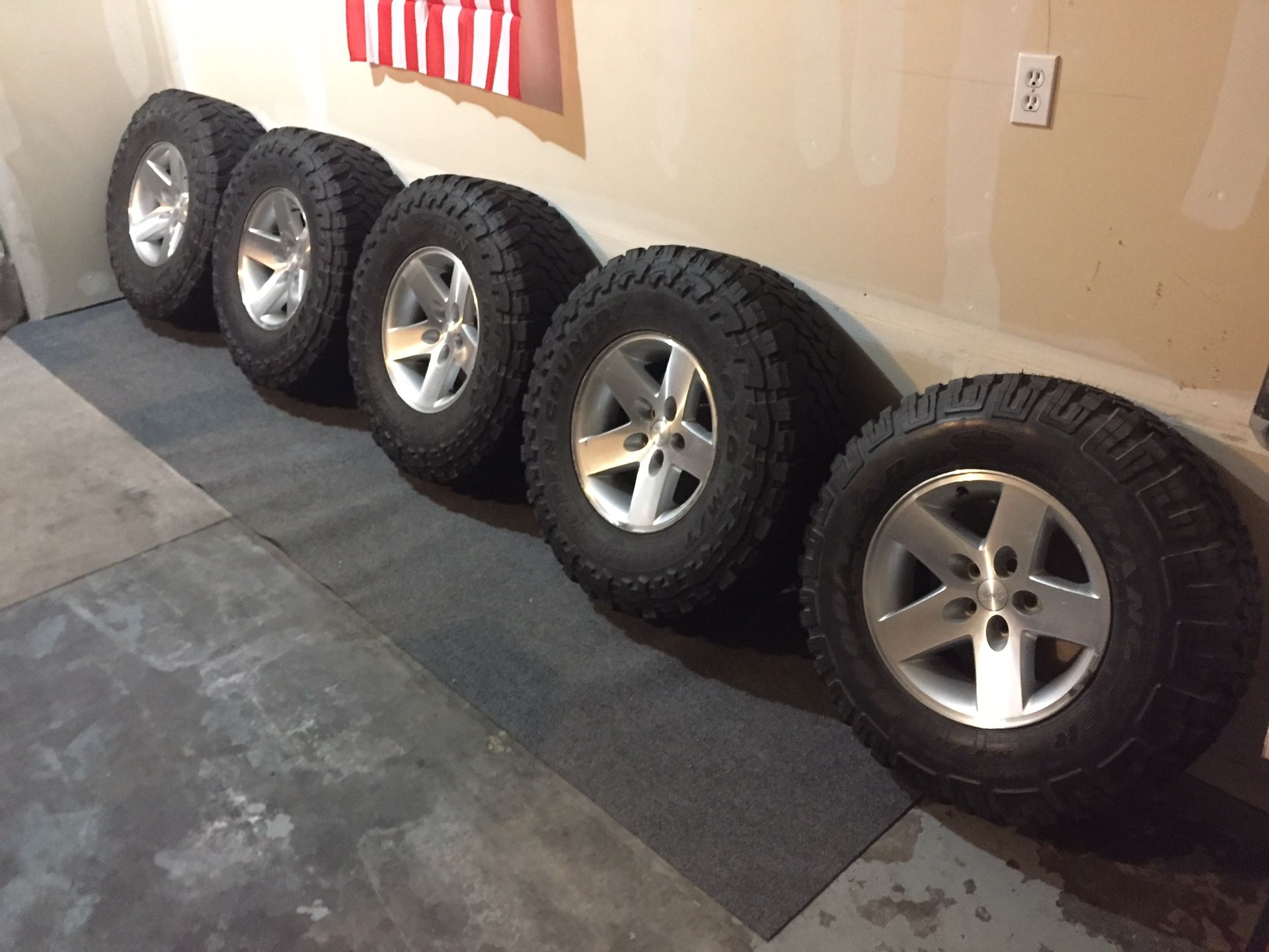 OEM 16" Jeep Wrangler TJ Rubicon Moab Wheels 5x4.5 YJ XJ ZJ