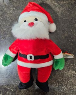 Vintage Original Ty Beanie Babies - Santa the Santa Claus 1998 NWT New