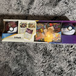 SEALED Costco Pokemon Collector 3-Pack: Eevee Treasure Chest + 2 Poke Ball Tins