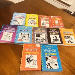 collection of DIARY OF A WIMPY KID 