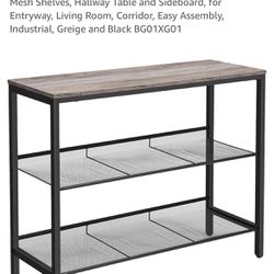 Sleek Console And Shelving Unit. BRAND NEW!