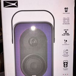 Altec Lansing Shockwave Portable Bluetooth Wireless Party Speaker with LED Lights (NEW) 