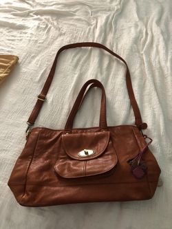 Mantaray UK 🇬🇧 Leather Cognac Brown bag