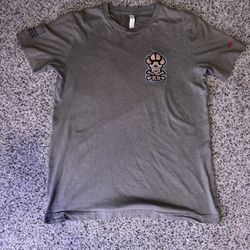 Greyish Green K9 Graphic Tee