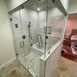 Glass showers and enclosures