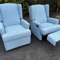 Hemingway Wingback Swivel Recliners