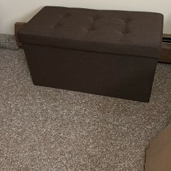 30” Tufted Folding Bench With Tray Lid (ottoman)