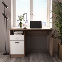 ⭐️Writing Desk – Home and Office Desk with Drawers and Open Shelf ⭐️