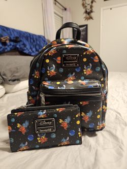 Loungefly Stitch Bag And Wallet
