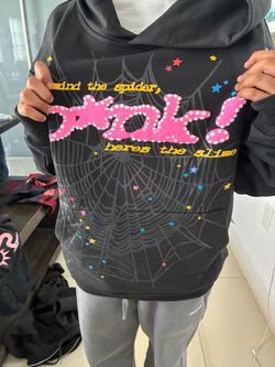 Spider hoodie black