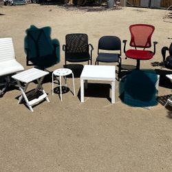 $5 EACH CHAIRS & TABLES 47TH AVE. AND DOBBINS IN LAVEEN