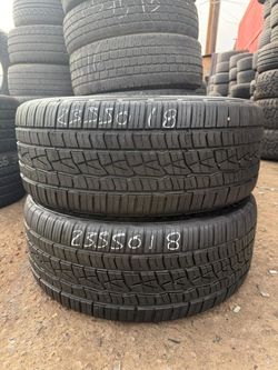 Par 235//50//18 
90% de vida 
Continental sport plus 
Dot 23