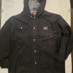 Ben Davis Hooded Parka Fleece Lined Jacket Size Xl