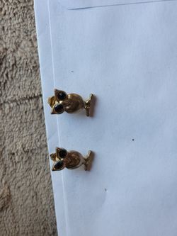 Vintage Owl Earings Golo