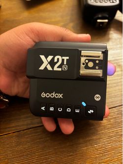 Black Godox X2T nikon trigger