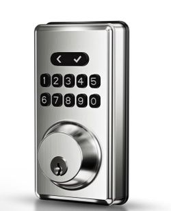 Keyless Entry Door Lock Deadbolt with Keypad, Digital Smart Locks with Code keypad deadbolt for Fron