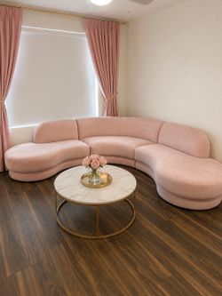 Pink blush couch must go today!