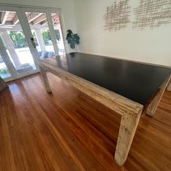 Elegant wood  dining table