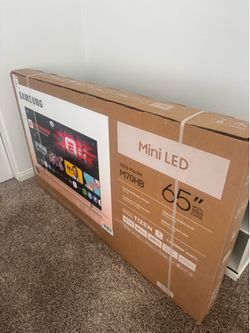 Samsung 65” and Entertainment Center