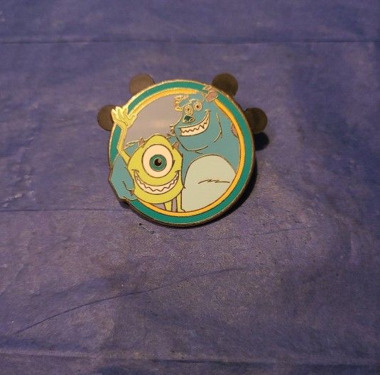 Mike and Sulley Disney trading pin #90191